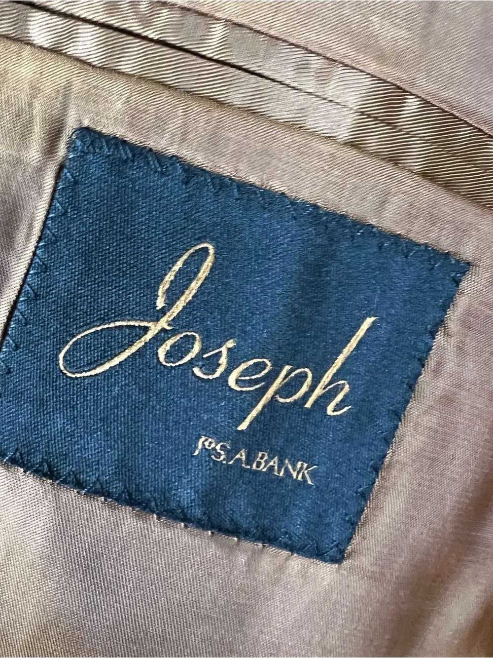 Jos. A. Bank Suit Set Mens 44L 39W Gray Joseph Slim Fit Wool 2-Button NEW